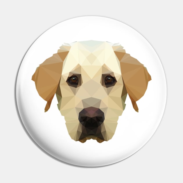 Yellow Lab Pin by arlingjd