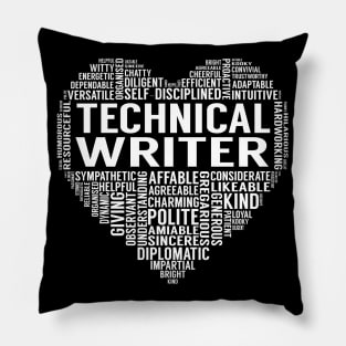 Technical Writer Heart Pillow