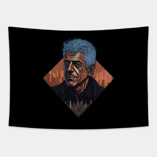 Anthony Bourdain Legendary Tapestry