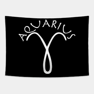 aquarius sign Tapestry