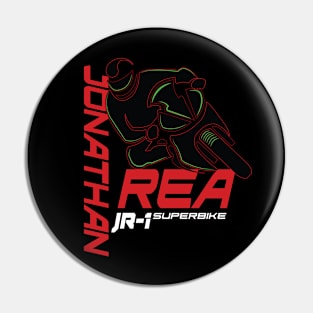 Jonathan Rea JR1 Superbike MotoGP Racing Champions Pin