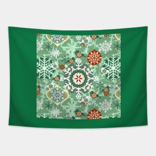 Snow in Garden Tapestry