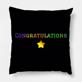 Congratulations Pillow