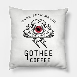 Gothee Red Eye Logo Pillow