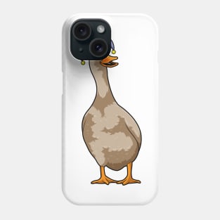 Duck as Jester in Middle age Phone Case