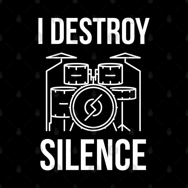 I Destroy Silence by evokearo