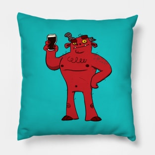 Stout Beer Monster Pillow