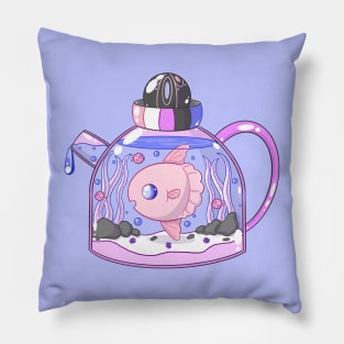 LGBT Communi-Tea Genderfluid Pride Pillow