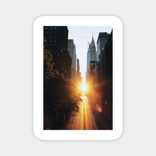 Tudor City New York Sunset Magnet