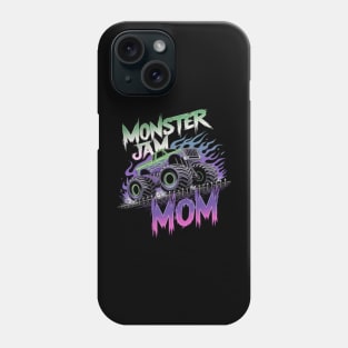 Monster Jam Grave Digger Mom Family Motorsports Phone Case