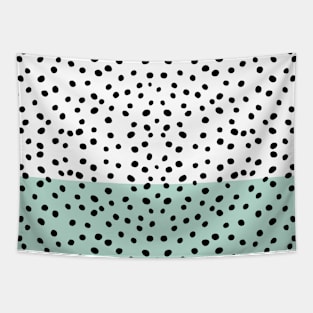 DOTS GREEN POLKA Tapestry