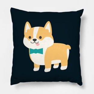 Formal Corgi Pillow