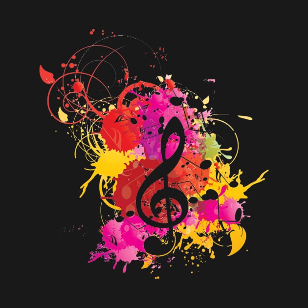 Musical Note Painting by I-Heart-All