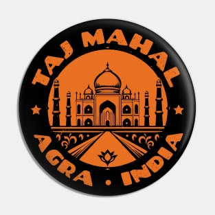 Taj Mahal - Agra India Vintage Pin