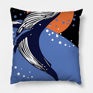 Save the whales Pillow