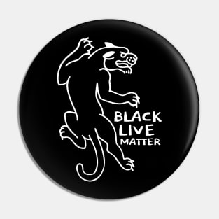 The Black Panther Wildlife Natural Pin