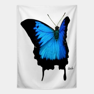 Morpho Butterfly / Swiss Artwork Photography Tapestry