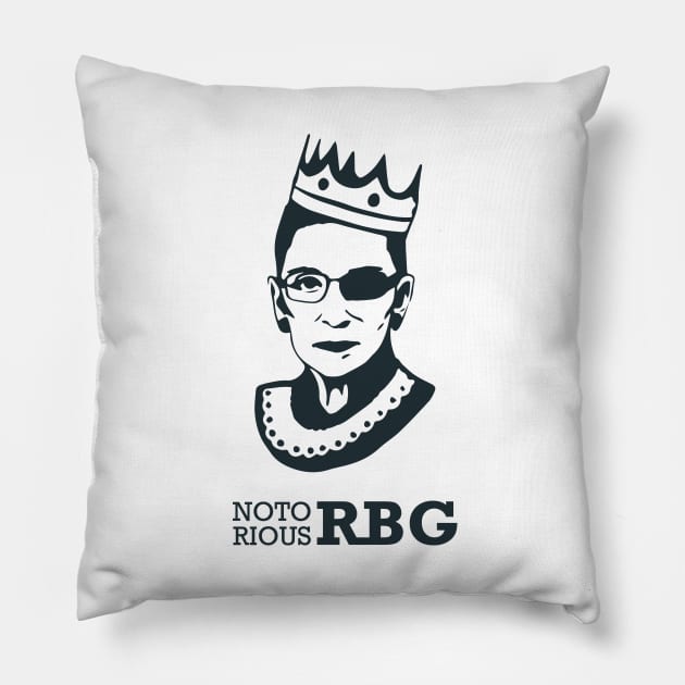 RBG Notorious Pillow by Qualityshirt