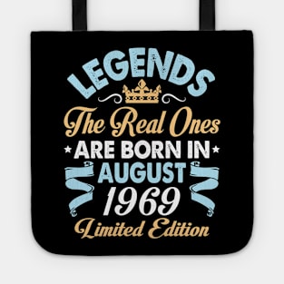 Legends The Real Ones Are Born In August 1959 Happy Birthday 61 Years Old Limited Edition Tote