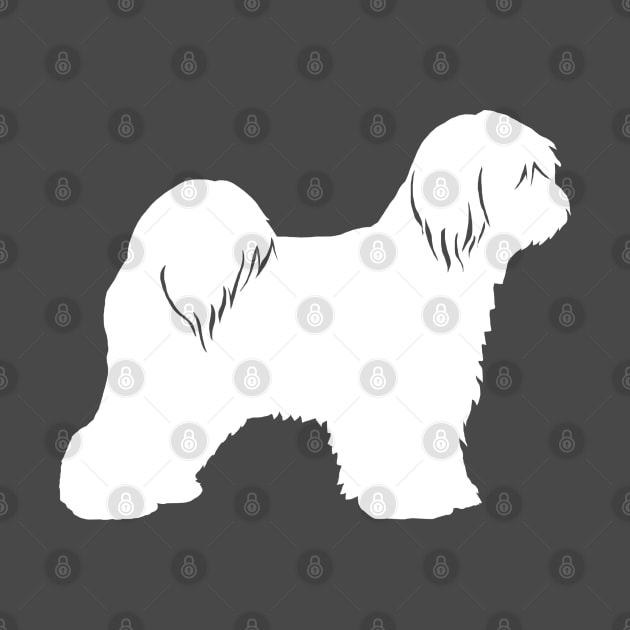 Tibetan Terrier Silhouette by Coffee Squirrel