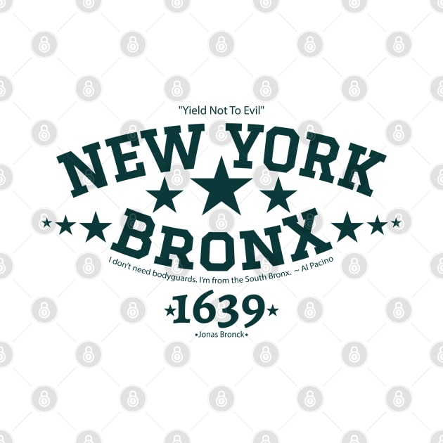 New York Bronx 'Yield to the Evil' Logo Shirt by Boogosh