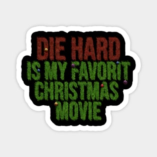 Die Hard christmas Magnet