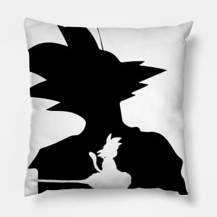 Goku Silhouette with Kid Goku Pillow