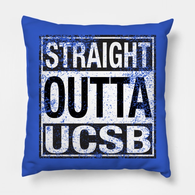 straight - UCSB Pillow by drunkdevo