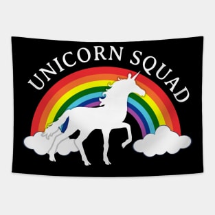 Unicorn Squad Rainbow Birthday Gift Idea Tapestry