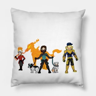 superhero family 2 Pillow