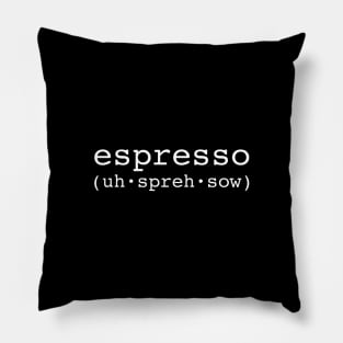 There is no X in Espresso Pillow