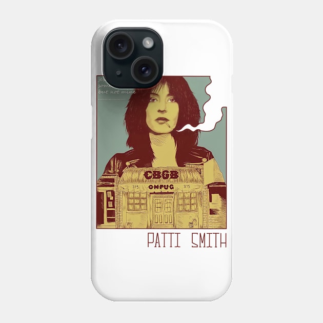 patti smith Phone Case by zakibo