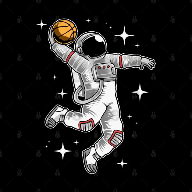 Astronaut Slam Dunk: Basketball Lovers by TwistedCharm