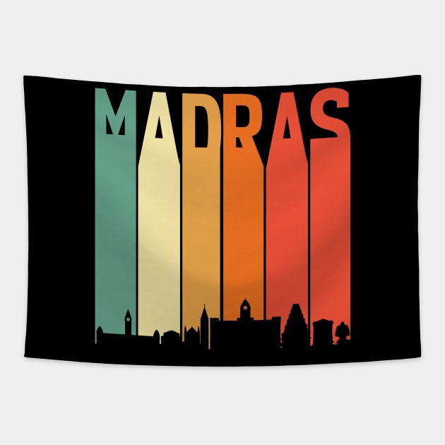 Madras Chennai Skyline Tamil Language Culture Tapestry by alltheprints