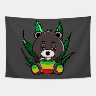 RASTA TEDDY BEAR HIGH AF Tapestry