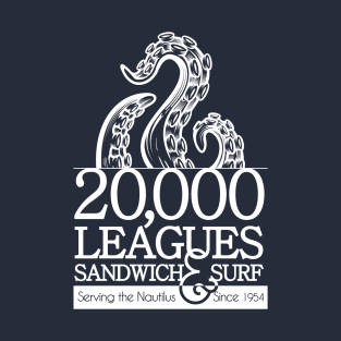 20,000 Leagues Sandwich and Surf T-Shirt