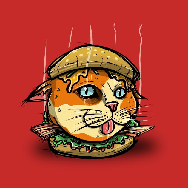 Burger cat by Swtch