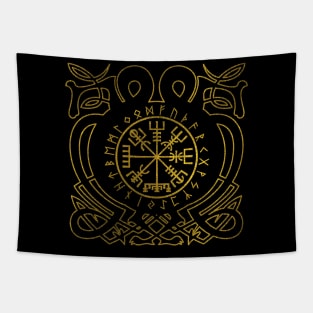 Vegvisir - Viking  Navigation Compass Tapestry