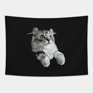 American Curl Cat Tapestry