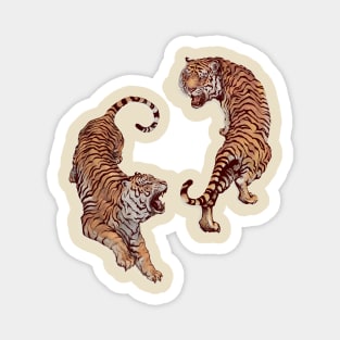 Ying Yang Tiger Magnet