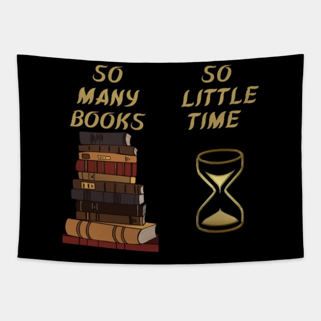 So many books so little time Tapestry by houdasagna