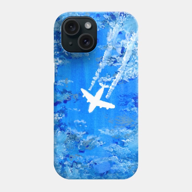 Fly High in the Sky Phone Case by ZeichenbloQ