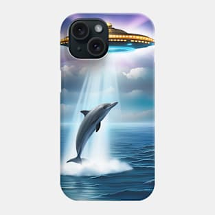 Dolphin UFO Contact Phone Case