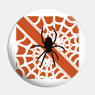 Halloween Spider Web Pin