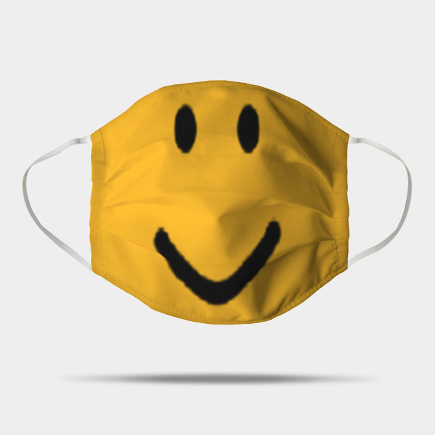 Roblox Halloween Noob Face Costume Roblox Mask Teepublic - face noob roblox