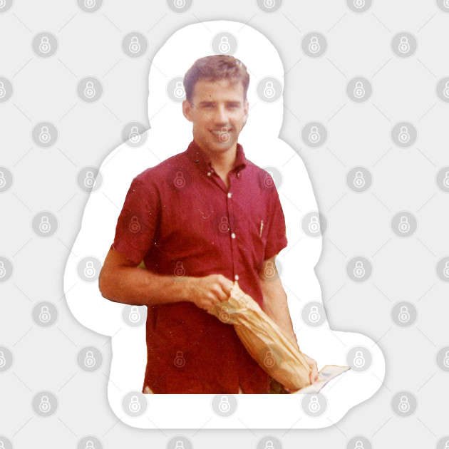 Young Joe Biden Joe Biden Sticker Teepublic Uk