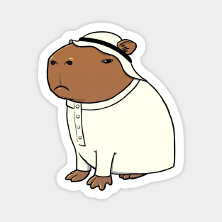 Capybara in a Thawb Magnet