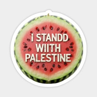 I stand with palestine Magnet