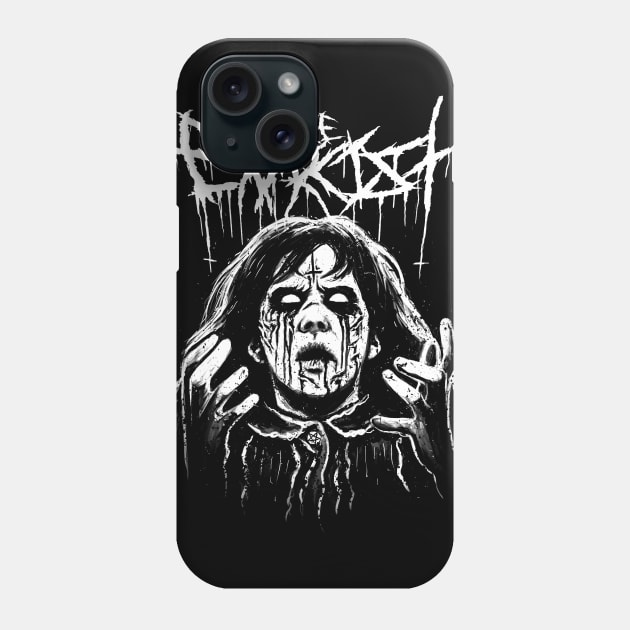 Black Metal Exorcist Phone Case by Samhain1992