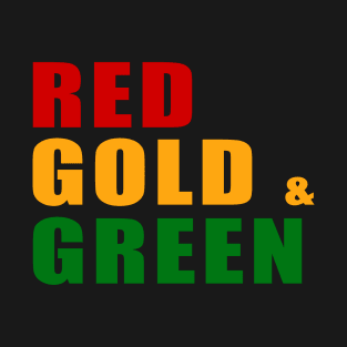 Red, Gold & Green T-Shirt